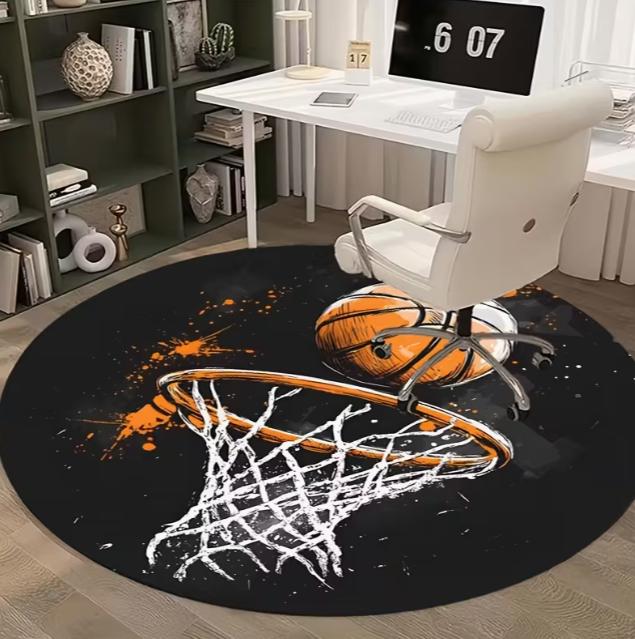 Basketball-Themed Round Area Mat Cozy Ideal for Bedroom Living Room Playroom Decor Soft Comfortable Underfoot Rugs for Bedroom 80cm x 80cm
Basketball-Themed Round Area Mat Cozy Ideal for Bedroom Living Room Playroom Decor Soft Comfortable Underfoot Rugs for Bedroom 80cm x 80cm