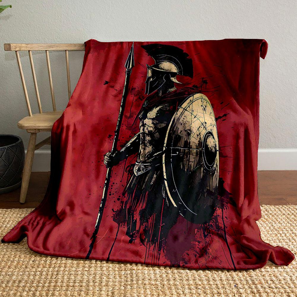 Spartan Warrior Spear Shield bedroom Blanket for Livingroom Couch lunch break Soft throw for Friend s festival Gift 80cm x 120cm
Spartan Warrior Spear Shield bedroom Blanket for Livingroom Couch lunch break Soft throw for Friend s festival Gift 80cm x 120cm
