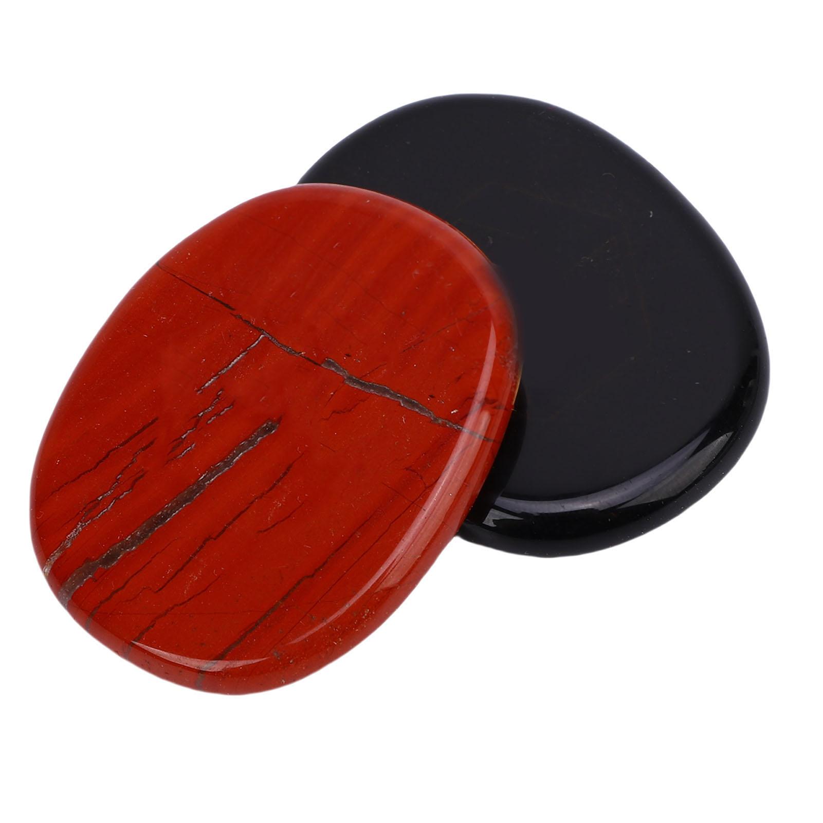 2Pcs Crystal Stone Set Black and Red Carved Palm Stone Set for Friends Teachers Couples Gift
2Pcs Crystal Stone Set Black and Red Carved Palm Stone Set for Friends Teachers Couples Gift