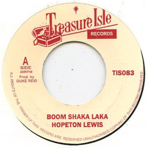 7inch Record HOPETON LEWIS / HOPETON LEWIS - Boom Shaka Laka / Testify TIS083 Treasure Isle 2011 UK Reggae, Ska & Dub Used
7inch Record HOPETON LEWIS / HOPETON LEWIS - Boom Shaka Laka / Testify TIS083 Treasure Isle 2011 UK Reggae, Ska & Dub Used