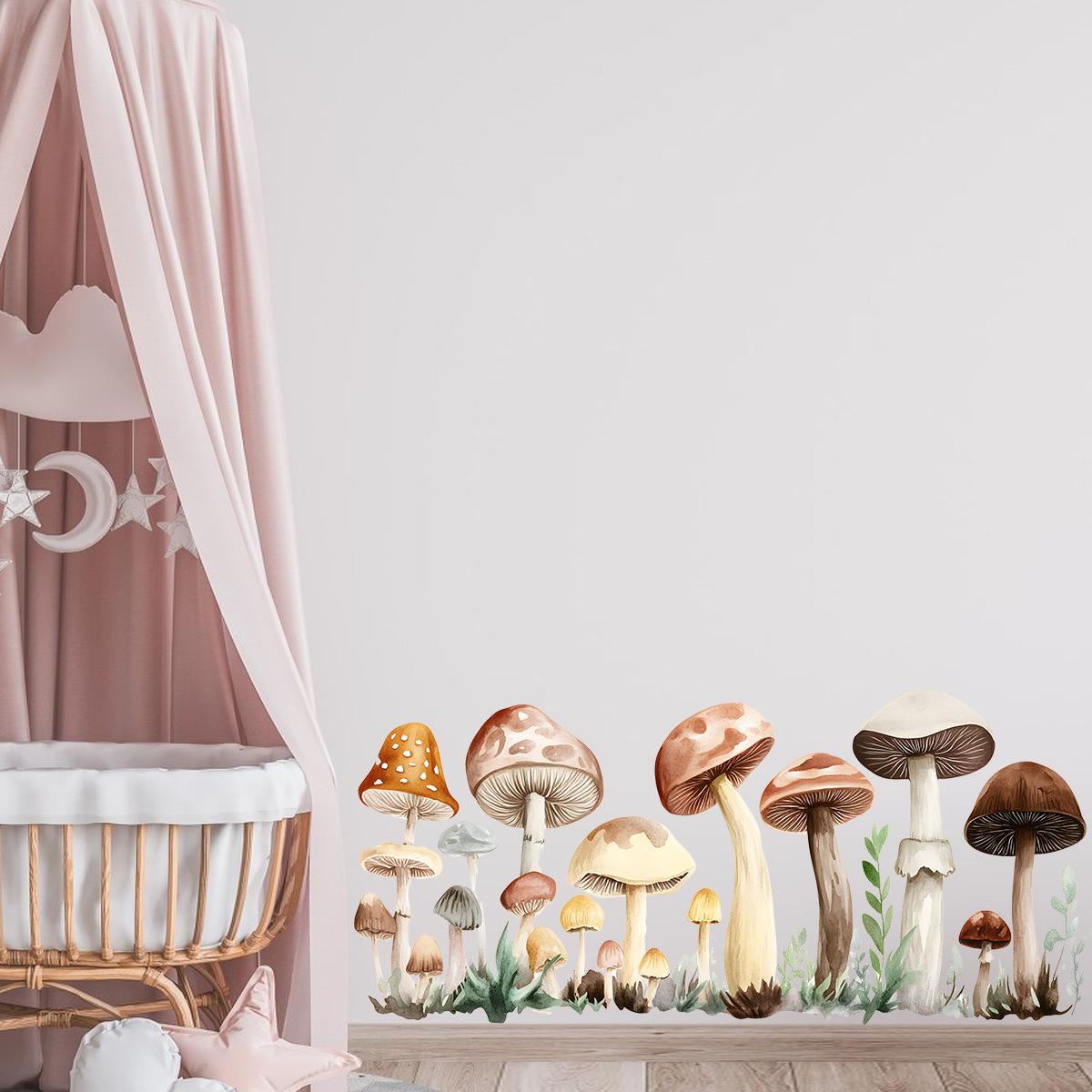 DIY Watercolor Mushroom Wall Stickers Peel and Stick Removable Wall Decals for Living Room Bedroom Nursery Home Decor Kids Room 30x60cm різнокольоровий
DIY Watercolor Mushroom Wall Stickers Peel and Stick Removable Wall Decals for Living Room Bedroom Nursery Home Decor Kids Room 30x60cm різнокольоровий