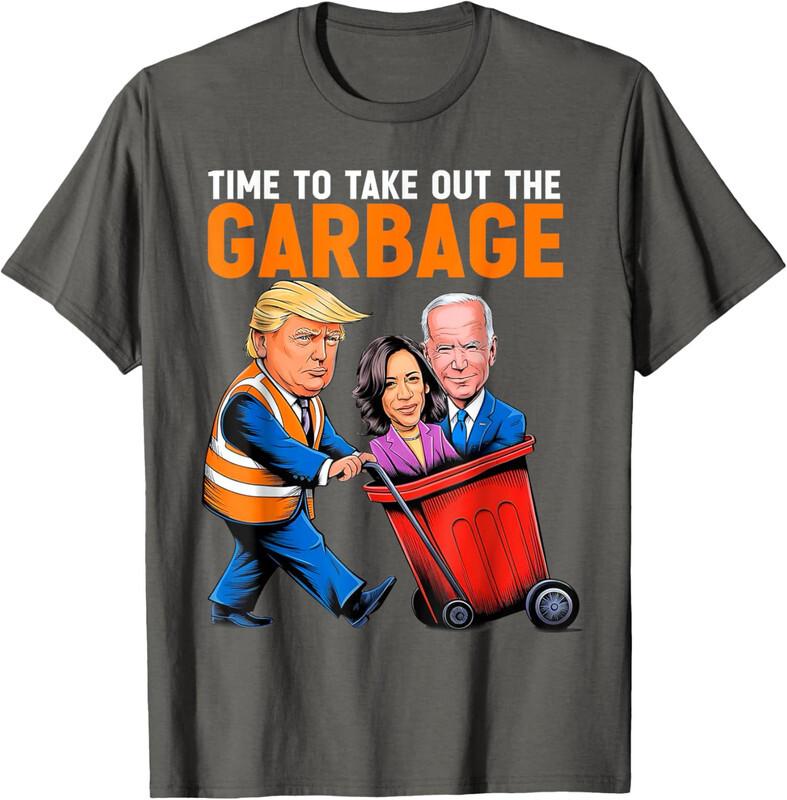 Trump 2024 Funny Time To Take Out Garbage Biden Humor Unisex T-Shirt 5XL різнокольоровий
Trump 2024 Funny Time To Take Out Garbage Biden Humor Unisex T-Shirt 5XL різнокольоровий