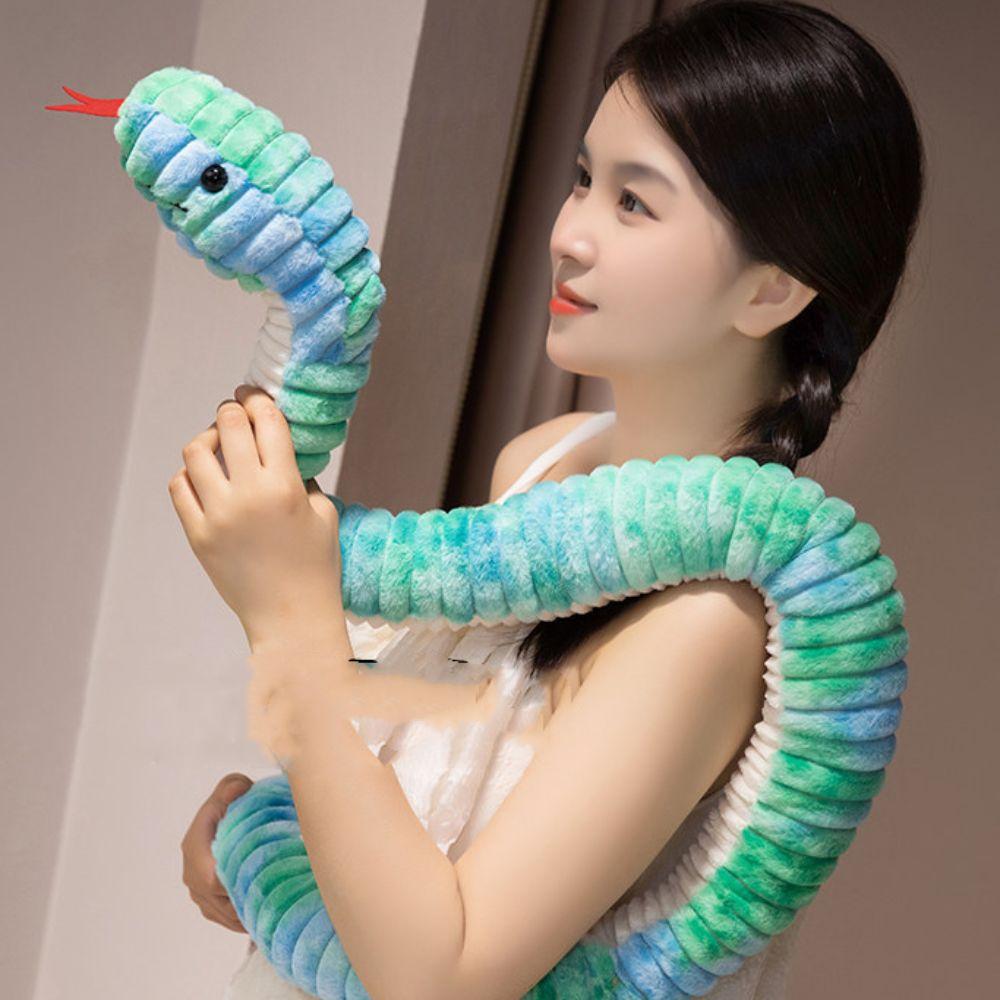 Colorful Snake Plush Toy Coiled Boa Snake Stuffed Toys House Holiday Boa Plush Doll Children Toy 120cm-Style 3
Colorful Snake Plush Toy Coiled Boa Snake Stuffed Toys House Holiday Boa Plush Doll Children Toy 120cm-Style 3