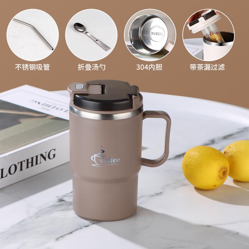 550ML Stainless Steel Insulated Coffee Mug with Lid & Spoon for Office, Students, Sports & Outdoor Activities Coffee Travel Mug 550ML
550ML Stainless Steel Insulated Coffee Mug with Lid & Spoon for Office, Students, Sports & Outdoor Activities Coffee Travel Mug 550ML