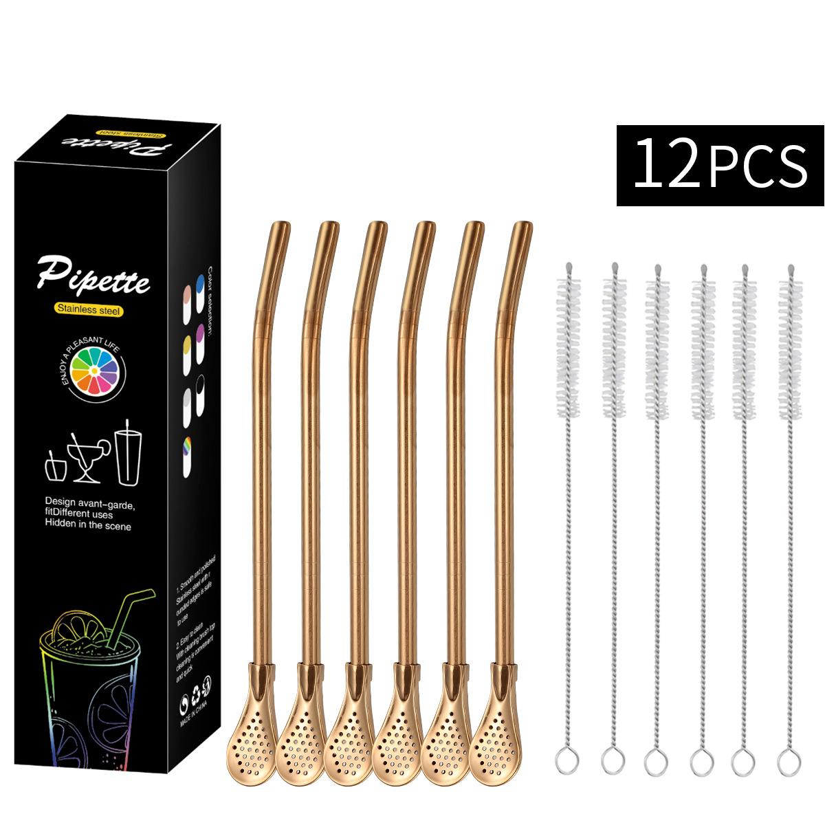 12/24 шт. Красочные соломинки для питья чая из нержавеющей стали 304, ложка, фильтр для чая мате, многоразовые инструменты для чая из калебаса, барные аксессуары
12/24 шт. Красочные соломинки для питья чая из нержавеющей стали 304, ложка, фильтр для чая мате, многоразовые инструменты для чая из калебаса, барные аксессуары