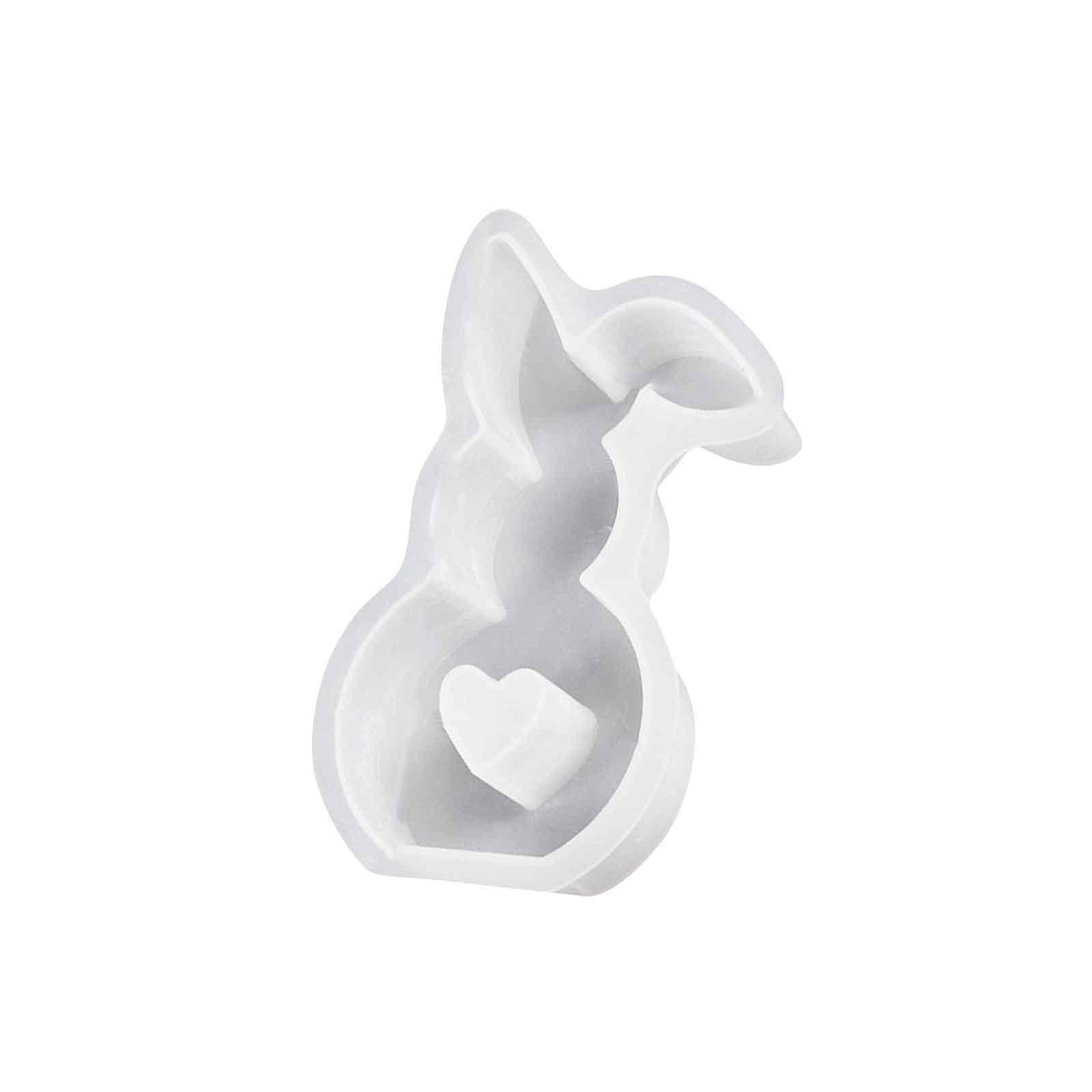3D Heart Bunny Silicone Mold for Candle Making Soap Crafting Resin Casting Flexible Non-Stick Material Suitable for DIY Art Projects One Size
3D Heart Bunny Silicone Mold for Candle Making Soap Crafting Resin Casting Flexible Non-Stick Material Suitable for DIY Art Projects One Size