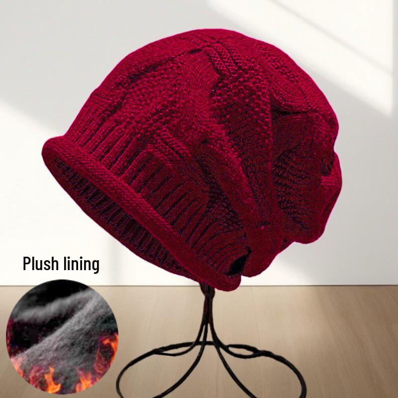 Жіноча в язана вовняна шапка-біні: Універсальна шапка, що захищає від холоду, для осені та зими, великий розмір, комфорт для післяпологового періоду та сну.
Жіноча в язана вовняна шапка-біні: Універсальна шапка, що захищає від холоду, для осені та зими, великий розмір, комфорт для післяпологового періоду та сну.