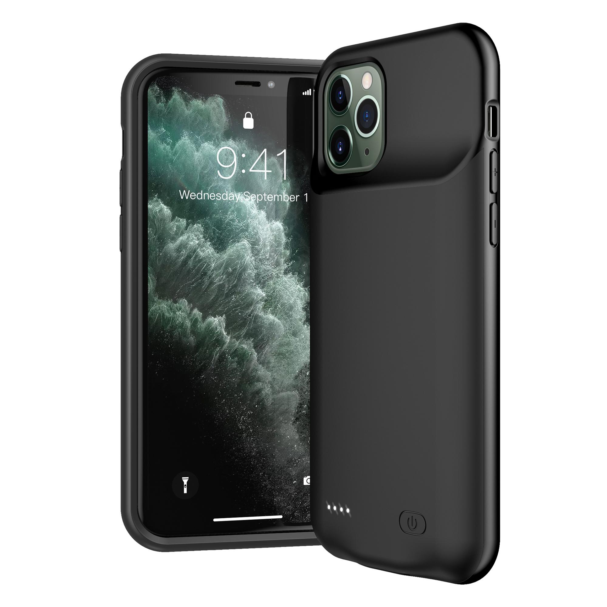 5200mAh Extended Battery Charging Case with TPU Frame for iPhone 11 Pro 5.8 inch Black
5200mAh Extended Battery Charging Case with TPU Frame for iPhone 11 Pro 5.8 inch Black