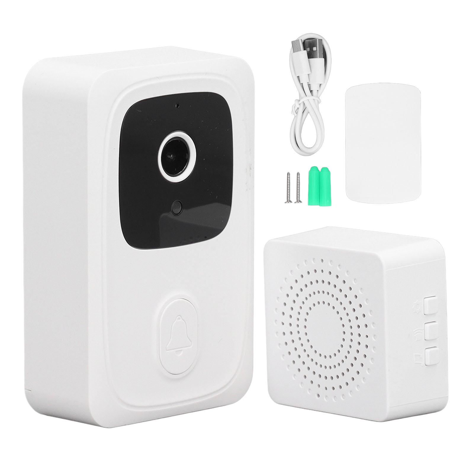 Беспроводной видеодомофон WiFi Пульт дистанционного управления HD Smart Video Doorbell Камера безопасности
Беспроводной видеодомофон WiFi Пульт дистанционного управления HD Smart Video Doorbell Камера безопасности