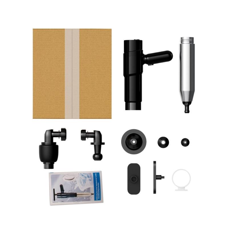 Solid 304 Stainless Tube Toilet Plunger With Visible Pressure Display And Complete Drain Unclogging Set чорний
Solid 304 Stainless Tube Toilet Plunger With Visible Pressure Display And Complete Drain Unclogging Set чорний
