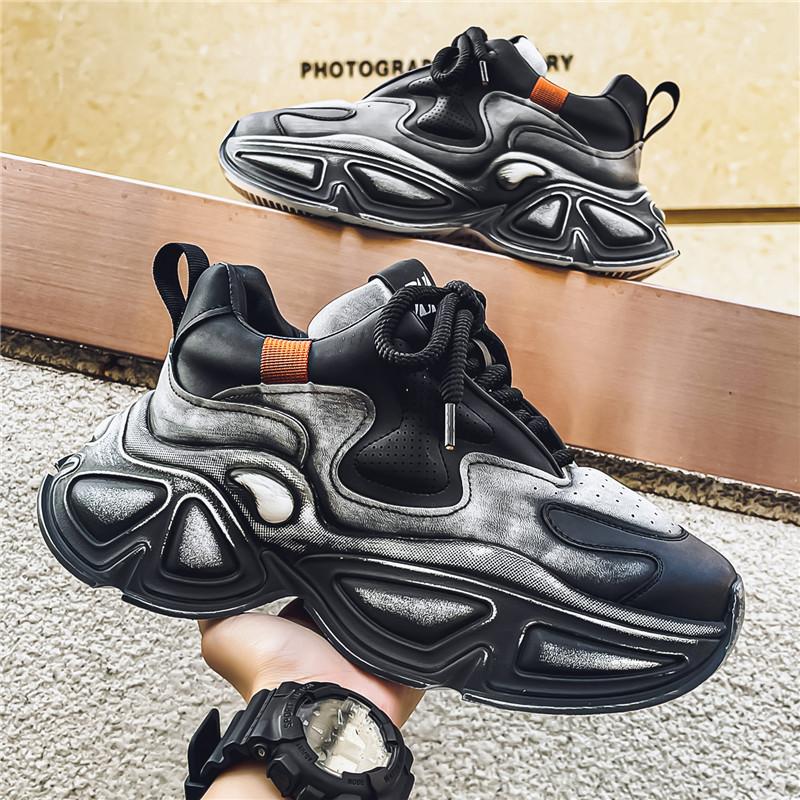 Retro Aging process Trendy Clunky Sneaker For Men Leather Make old Thick bottom Sports Casual shoes Mens basket homme 44 білий
Retro Aging process Trendy Clunky Sneaker For Men Leather Make old Thick bottom Sports Casual shoes Mens basket homme 44 білий