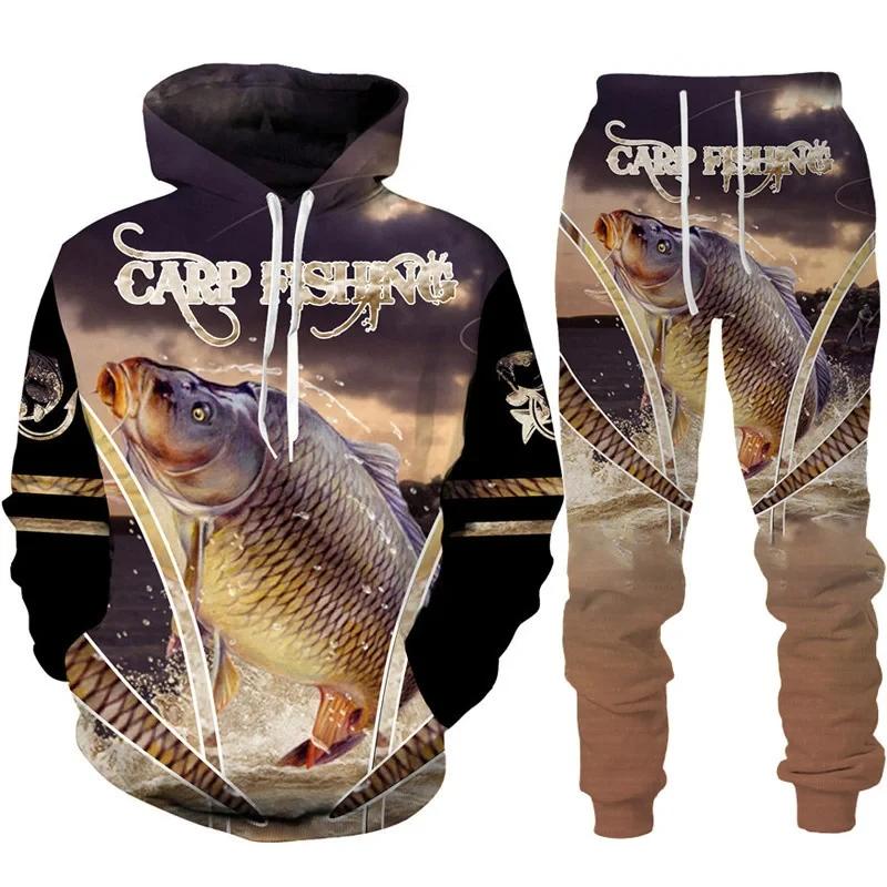 Fish 3D Printing Men Hoodie Set Camouflage Casual Fishing Fashion Outdoor Sportswear Long Sleeve Pullover Oversize High-quality 6XL
Fish 3D Printing Men Hoodie Set Camouflage Casual Fishing Fashion Outdoor Sportswear Long Sleeve Pullover Oversize High-quality 6XL
