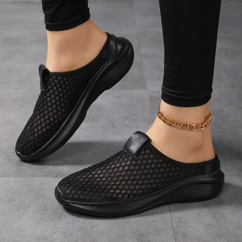 One pedal lazy bag head half slippers women wear mesh women walk cool slippers large size comfortable sports half 35 чорний
One pedal lazy bag head half slippers women wear mesh women walk cool slippers large size comfortable sports half 35 чорний
