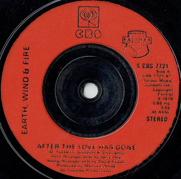 7-дюймовая пластинка EARTH WIND FIRE After The Love Has Gone SCBS7721 CBS 1979 UK SoulFunk Б/у
7-дюймовая пластинка EARTH WIND FIRE After The Love Has Gone SCBS7721 CBS 1979 UK SoulFunk Б/у