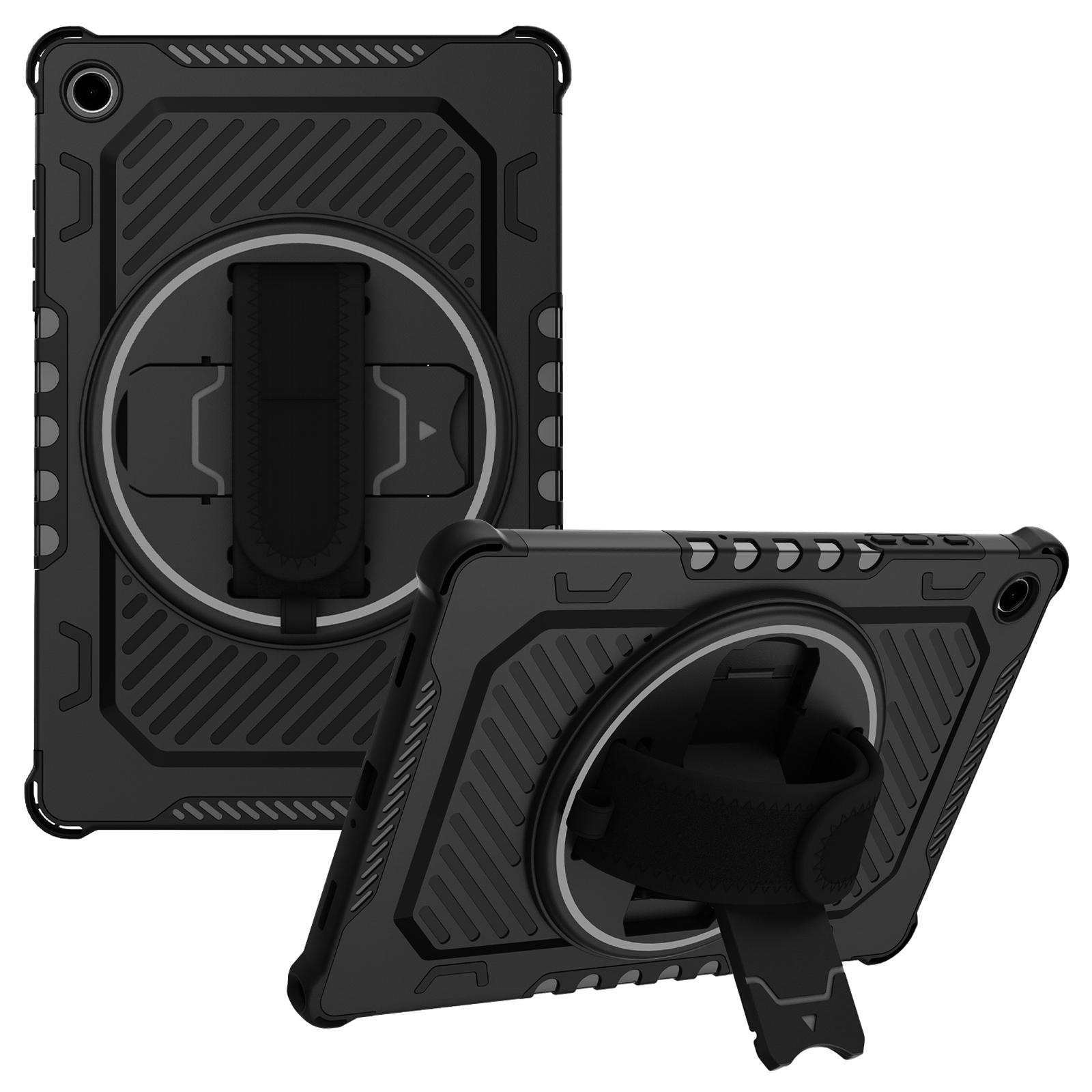 For Samsung Galaxy Tab A9+ Case Kickstand PC+TPU Shockproof Tablet Cover With Hand Strap Black
For Samsung Galaxy Tab A9+ Case Kickstand PC+TPU Shockproof Tablet Cover With Hand Strap Black