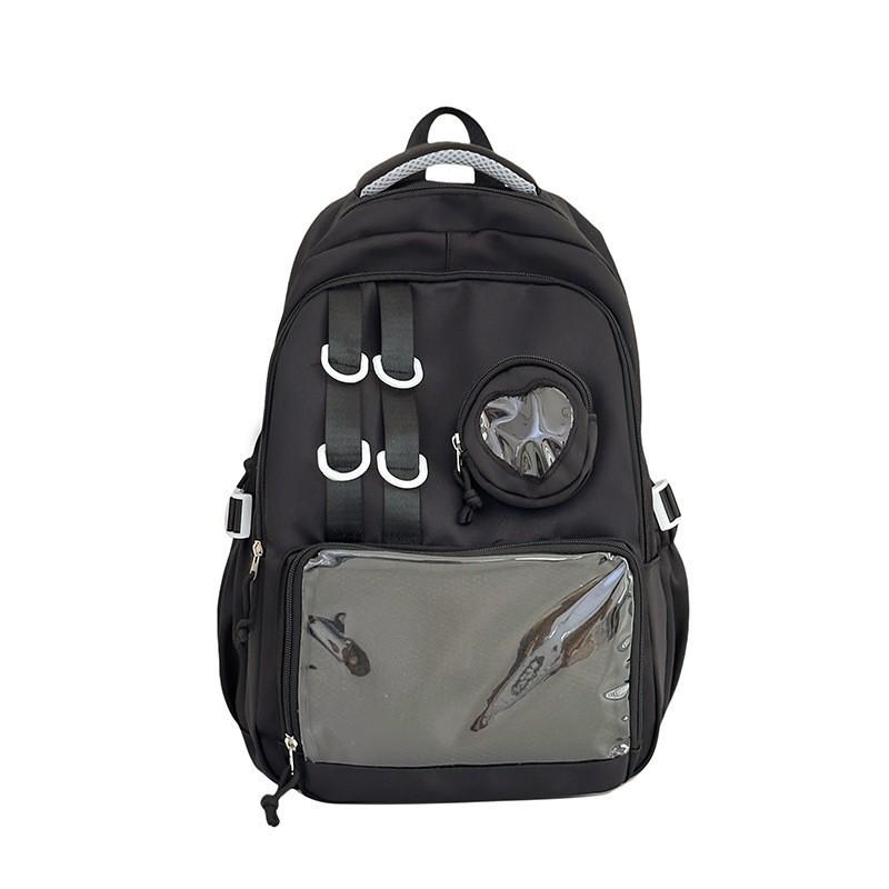 Japanese Ins Transparent Barji Badge Pain Bag Backpack Female Secondary Comics Exhibition Jk Schoolbag Student Girl
Japanese Ins Transparent Barji Badge Pain Bag Backpack Female Secondary Comics Exhibition Jk Schoolbag Student Girl