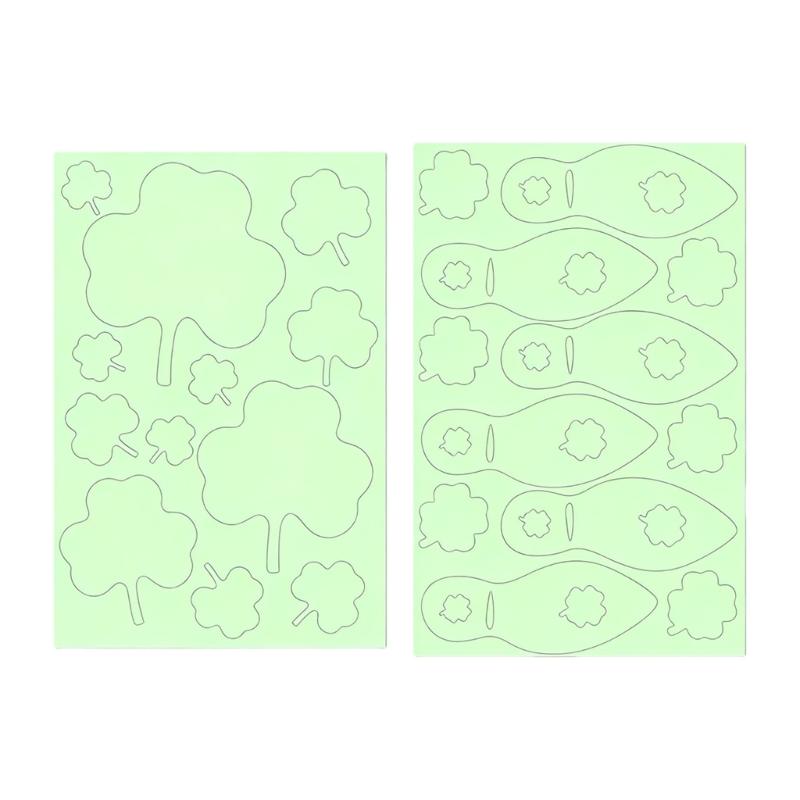Auto Adhesive Night Light Clovers Wall Decal 2Pieces PVC Waterproof Decors Wall Clings For Party And Living Room
Auto Adhesive Night Light Clovers Wall Decal 2Pieces PVC Waterproof Decors Wall Clings For Party And Living Room