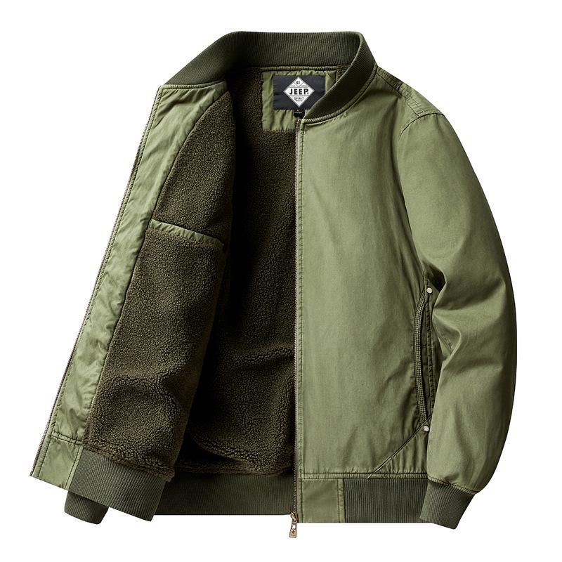 Men s Plus Size Casual Baseball Collar Fleece Lined Jacket 4XL армія зелений колір
Men s Plus Size Casual Baseball Collar Fleece Lined Jacket 4XL армія зелений колір