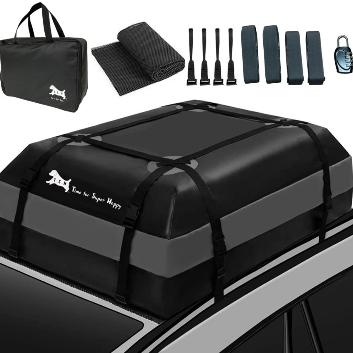 Car Cargo Bag Cargo 415L Cargo Cargo Roof Roof Cargo Easy Roof Carrier Gray T.S.H Carrier/Roof (Waterproof Bag, Gray) Capacity, 112x86x43cm, Capacity,
Car Cargo Bag Cargo 415L Cargo Cargo Roof Roof Cargo Easy Roof Carrier Gray T.S.H Carrier/Roof (Waterproof Bag, Gray) Capacity, 112x86x43cm, Capacity,
