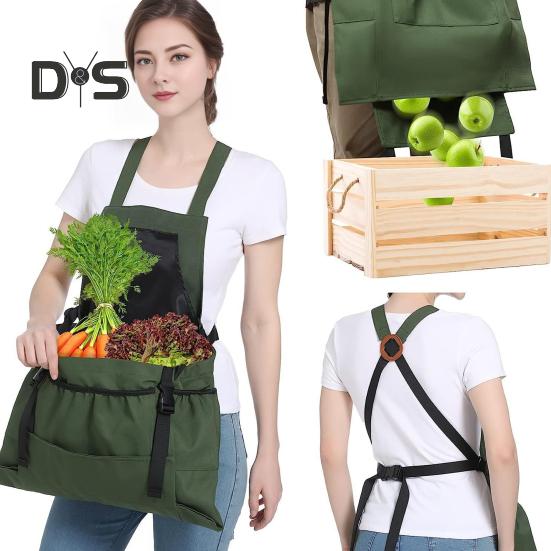 Garden Apron with Quick Release Pockets Water Resistant Liner Scratch-Resistant Multifunctional Men Women Gardening Apron сірий
Garden Apron with Quick Release Pockets Water Resistant Liner Scratch-Resistant Multifunctional Men Women Gardening Apron сірий