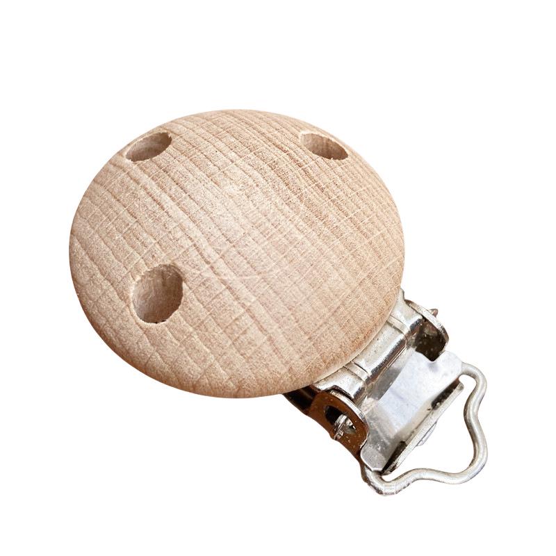 Beech Wood Pacifier Clip - Round or Three-Hole, DIY Toddler Anti-Drop Chain, Wooden Handmade. 30mm x 30mm
Beech Wood Pacifier Clip - Round or Three-Hole, DIY Toddler Anti-Drop Chain, Wooden Handmade. 30mm x 30mm