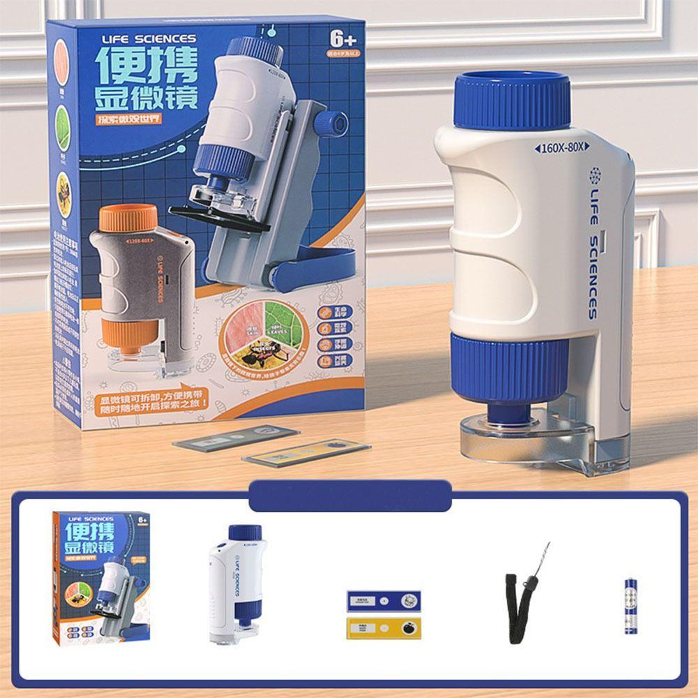 Портативний кишеньковий мікроскоп ABS Навчальне обладнання Іграшка Дитячий науковий мікроскоп Подарунок дітям синій
Портативний кишеньковий мікроскоп ABS Навчальне обладнання Іграшка Дитячий науковий мікроскоп Подарунок дітям синій