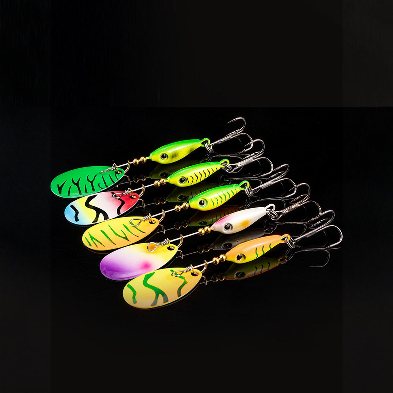 – Fish-Shaped Spinnerbait 5-Pack, 360° Rotation with Reflective Blades, Perfect for & Saltwater Fishing, Targeting Bass, Trout, , & More one size
– Fish-Shaped Spinnerbait 5-Pack, 360° Rotation with Reflective Blades, Perfect for & Saltwater Fishing, Targeting Bass, Trout, , & More one size