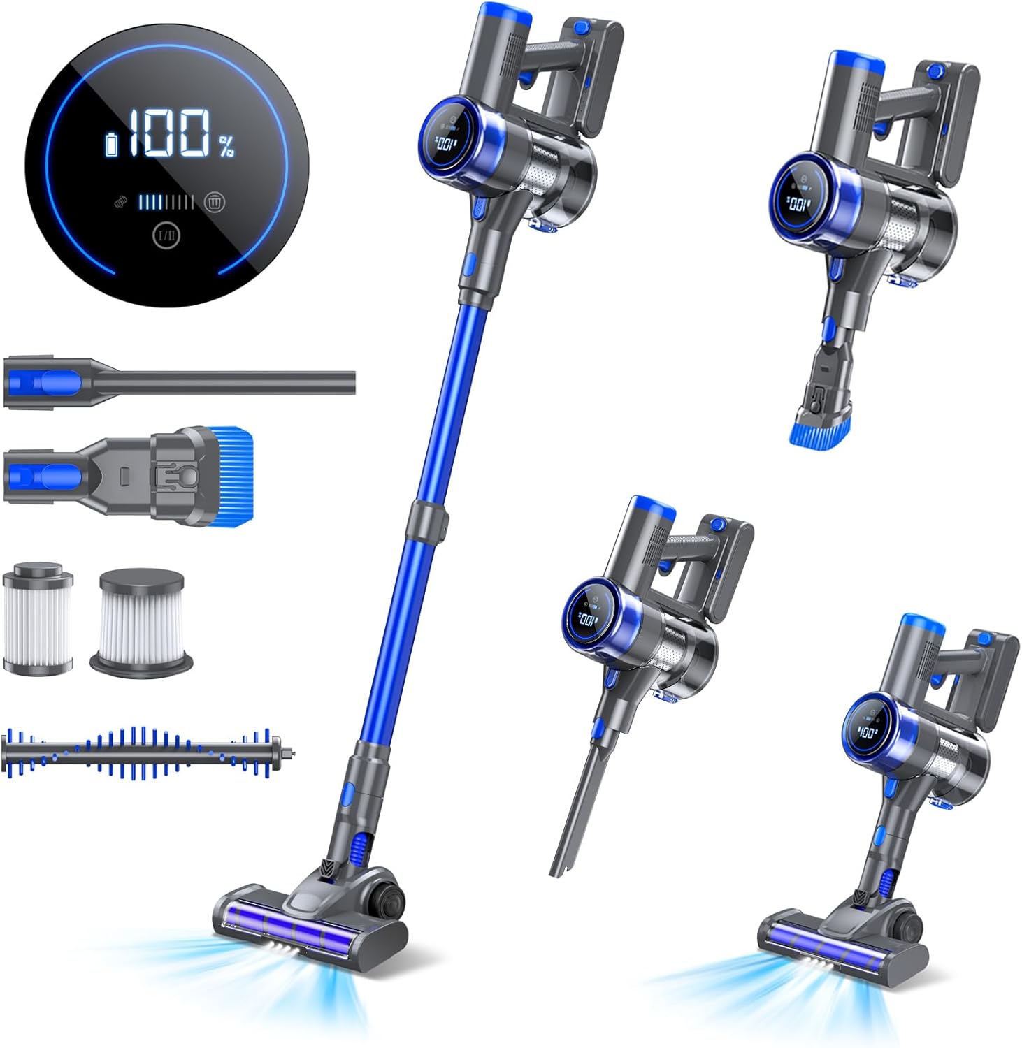 Беспроводной пылесос, 33 кПа 400 Вт, перезаряжаемый пылесос-стик с временем работы 45 минут, легкий 6-в-1 для твердых полов, ковров, United States
Беспроводной пылесос, 33 кПа 400 Вт, перезаряжаемый пылесос-стик с временем работы 45 минут, легкий 6-в-1 для твердых полов, ковров, United States