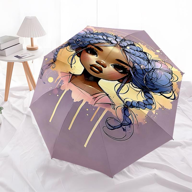 Black Princess Automatic Opening/Closing Umbrella with Foldable Design and Iron Frame - Perfect for Outdoor Use, Festive Gifts, Travel, Dail
Black Princess Automatic Opening/Closing Umbrella with Foldable Design and Iron Frame - Perfect for Outdoor Use, Festive Gifts, Travel, Dail