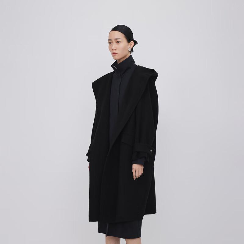 LESS 2023 Winter Wool-Cashmere Hooded Mid-Length Coat M
LESS 2023 Winter Wool-Cashmere Hooded Mid-Length Coat M