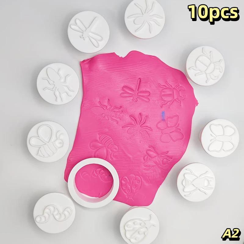 10Pcs Insect Theme Clay Stamps And Cutter Set, Butterfly, Bee Design Suitable For Pottery, Scrapbooking, Card Making Diy A2
10Pcs Insect Theme Clay Stamps And Cutter Set, Butterfly, Bee Design Suitable For Pottery, Scrapbooking, Card Making Diy A2