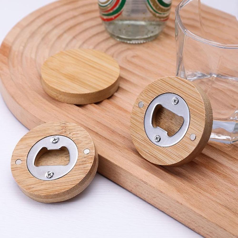 5pcs Round Bamboo Blank Bottle Opener Magnetic Fridge Magnet Kitchen Gadget Beer Opener Soda 5pcs
5pcs Round Bamboo Blank Bottle Opener Magnetic Fridge Magnet Kitchen Gadget Beer Opener Soda 5pcs