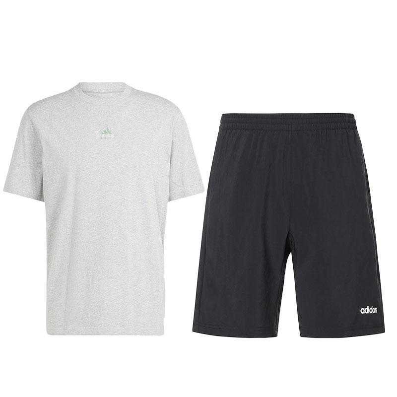Adidas American Comfortable Durable Breathable Short Sleeve T-Shirt Mid Waist Shorts Casual Sports Set Unisex Sports Set IS1474+DW9568 M
Adidas American Comfortable Durable Breathable Short Sleeve T-Shirt Mid Waist Shorts Casual Sports Set Unisex Sports Set IS1474+DW9568 M