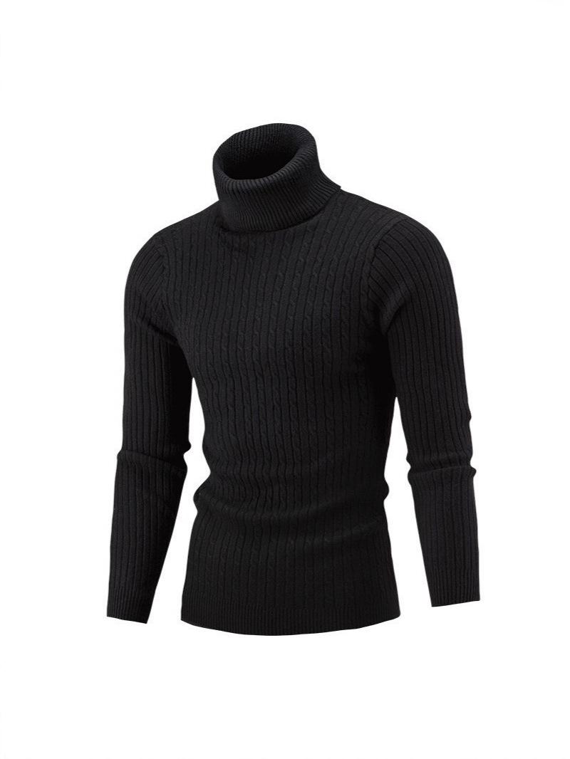 Men s High Collar Cable Knit Sweater: Autumn/Winter European & American Style Quintuple Extra Large
Men s High Collar Cable Knit Sweater: Autumn/Winter European & American Style Quintuple Extra Large