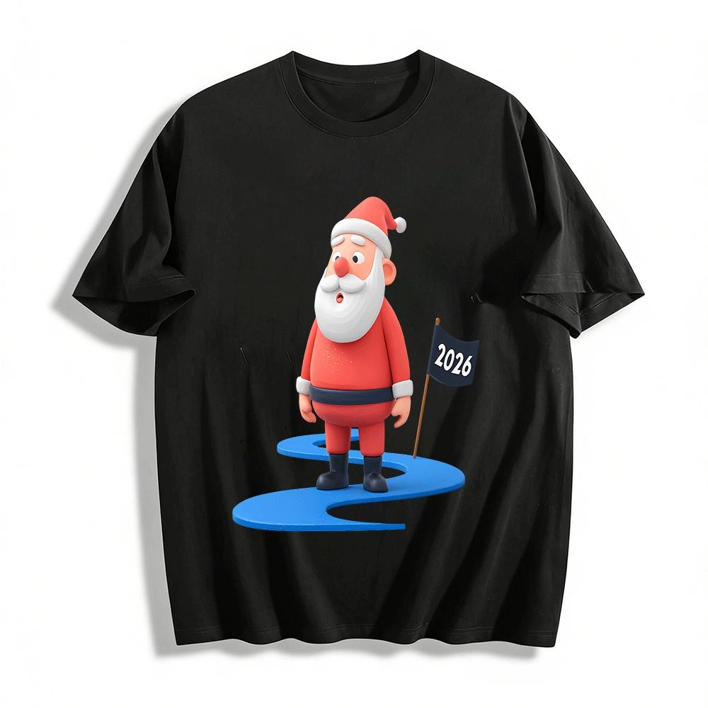 Santa Claus 2026 Print Casual Tshirt Unisex Loose Festival Top Pure cotton T-shirt XXS
Santa Claus 2026 Print Casual Tshirt Unisex Loose Festival Top Pure cotton T-shirt XXS