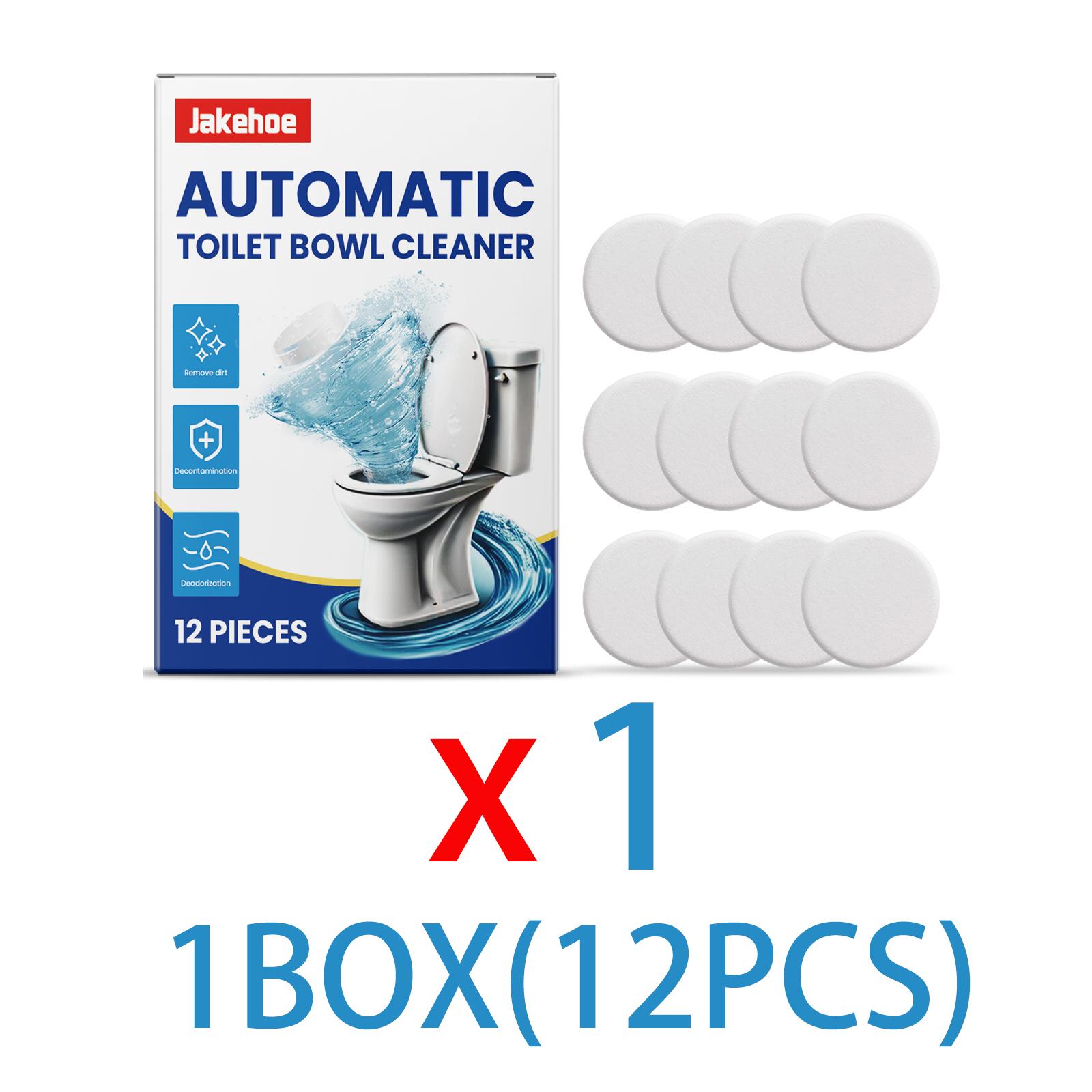 12pcs Toilet Cleaning Tablets Effervescent Powder Stains and Limescale Remover Fresh Scent Deodorizer Easy Drop Flush Value Pack 1BOX(12PCS)
12pcs Toilet Cleaning Tablets Effervescent Powder Stains and Limescale Remover Fresh Scent Deodorizer Easy Drop Flush Value Pack 1BOX(12PCS)