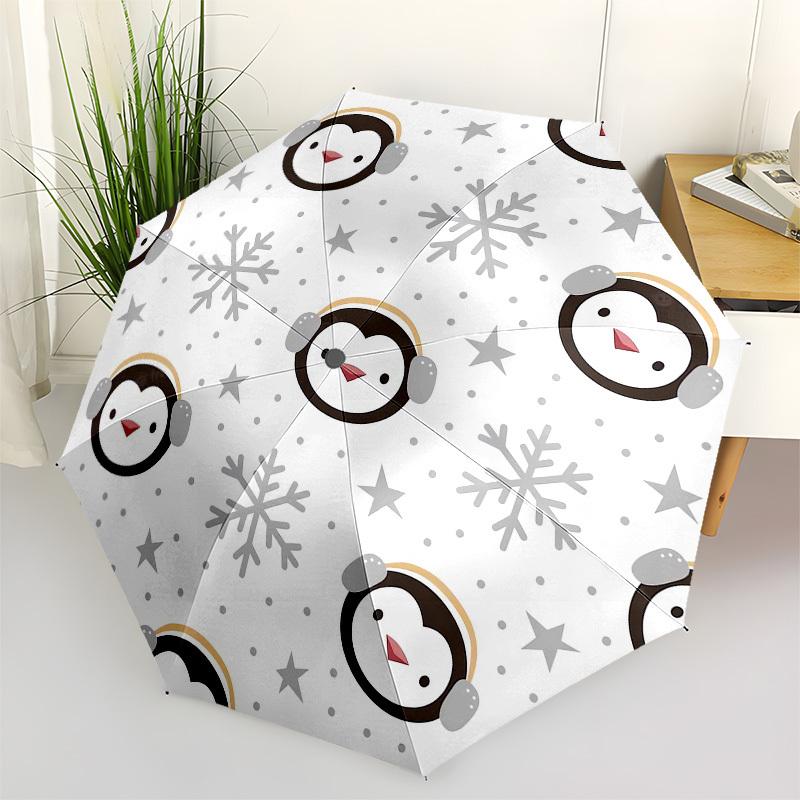 1pc Penguin Winter Pattern Umbrella with Plastic Handle,Compact & Stylish,Cartoon Pattern,Outdoor UmbrellaPT330
1pc Penguin Winter Pattern Umbrella with Plastic Handle,Compact & Stylish,Cartoon Pattern,Outdoor UmbrellaPT330