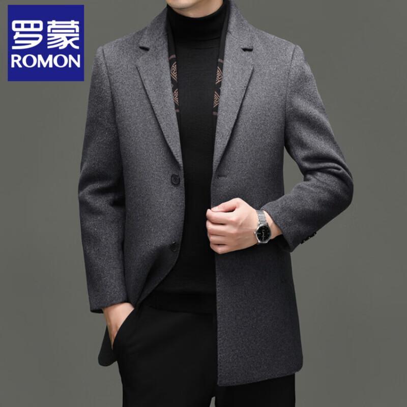 Romone Men s Mid-length Wool Blend Coat with Detachable Liner 3XL
Romone Men s Mid-length Wool Blend Coat with Detachable Liner 3XL