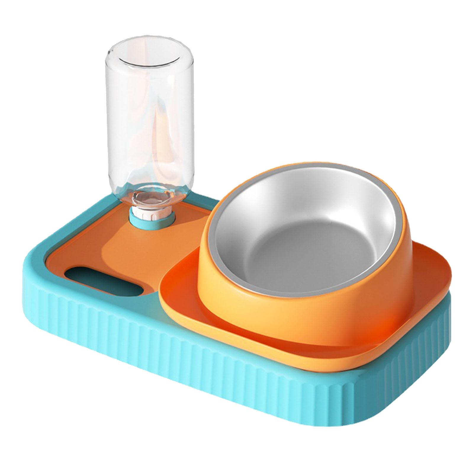 Cat Food Bowl Automatic Waterer Anti Spill Stainless Steel 15 Degrees Tilted Cat Water Bowl for
Cat Food Bowl Automatic Waterer Anti Spill Stainless Steel 15 Degrees Tilted Cat Water Bowl for