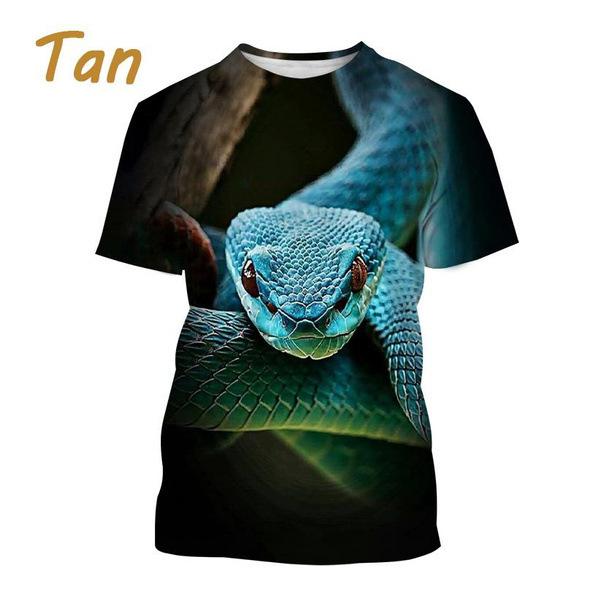 Summer Round Neck 3D Cobra Pattern Print Top Fashionable Casual Short Sleeved Men s T-shirts 6XL
Summer Round Neck 3D Cobra Pattern Print Top Fashionable Casual Short Sleeved Men s T-shirts 6XL