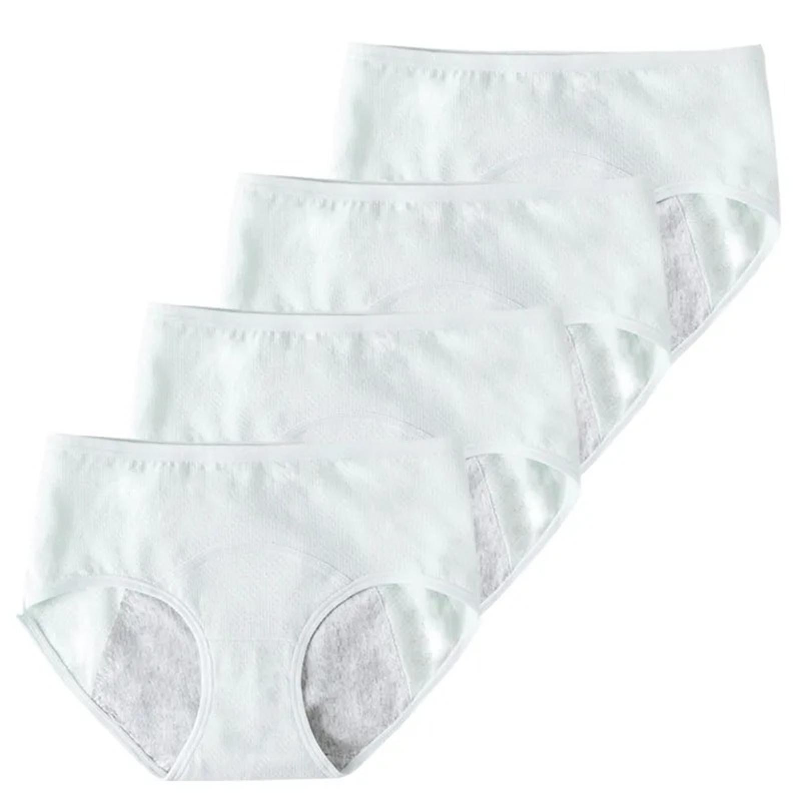 4 Pack Light Green Women s Cotton Leakproof Period Panties Middle Waist Comfortable Underwear 2XL
4 Pack Light Green Women s Cotton Leakproof Period Panties Middle Waist Comfortable Underwear 2XL