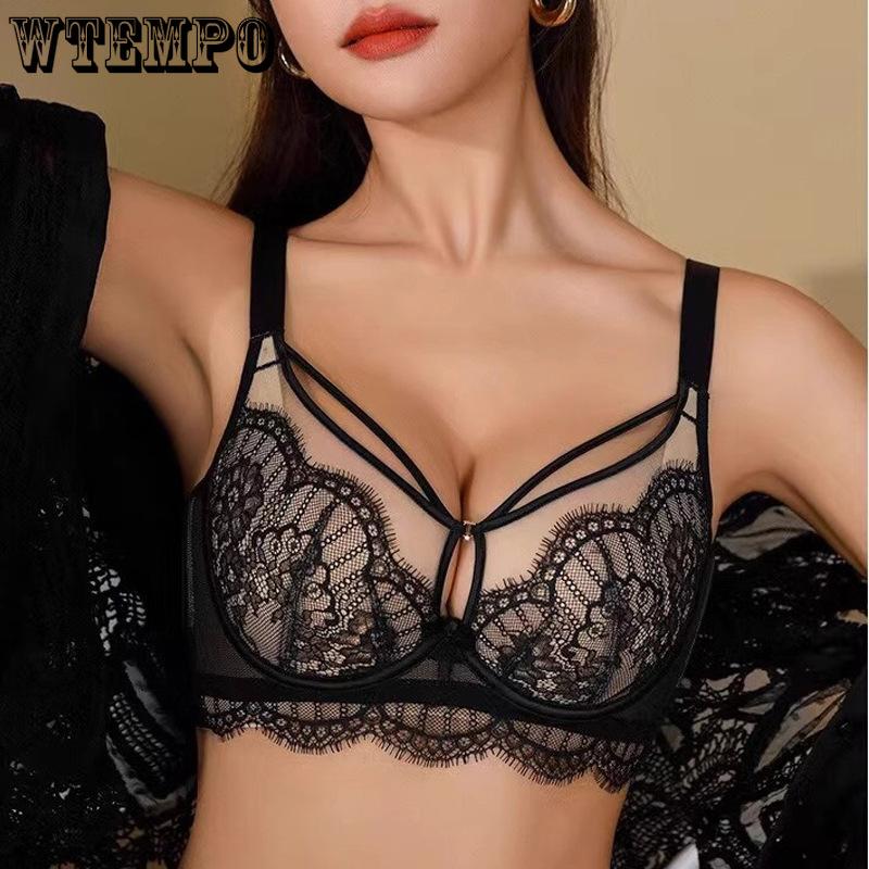 Lace Sexy Bra Gathering Underwear Women s Soft Steel Ring Adjustable Thin Bra 34/75B чорний
Lace Sexy Bra Gathering Underwear Women s Soft Steel Ring Adjustable Thin Bra 34/75B чорний