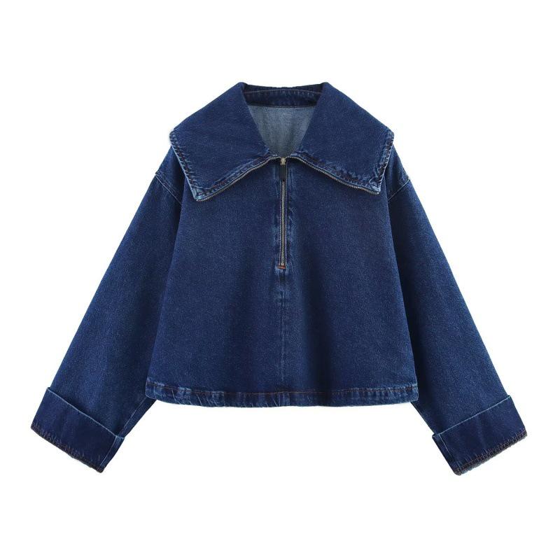 Stylish Handmade European & American Zipper Denim Jacket & High-Waisted Jeans for Women XS
Stylish Handmade European & American Zipper Denim Jacket & High-Waisted Jeans for Women XS