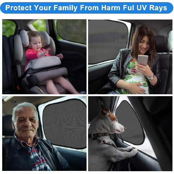 Car Window Shade (4 Pack), Automotive Window Sunshades for Car Window, Sun, Glare, Privacy Protection for Your Child Pets, Baby Side Window Car Sun
Car Window Shade (4 Pack), Automotive Window Sunshades for Car Window, Sun, Glare, Privacy Protection for Your Child Pets, Baby Side Window Car Sun