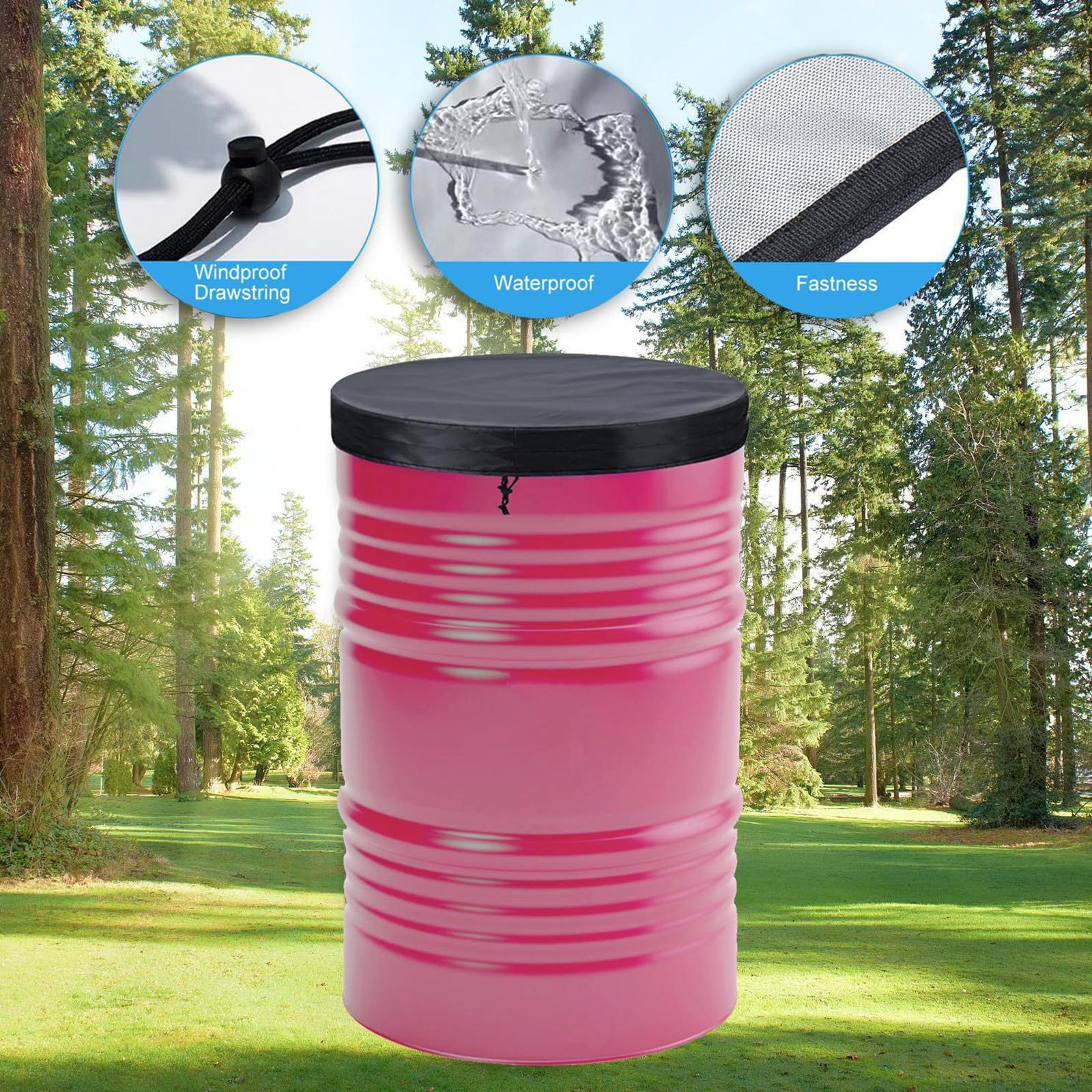 Adjustable Barrel Cover for Barrels, Water-resistant Garbage Can, 210D Oxford , PU Coating, 65 cmx10 cm
Adjustable Barrel Cover for Barrels, Water-resistant Garbage Can, 210D Oxford , PU Coating, 65 cmx10 cm