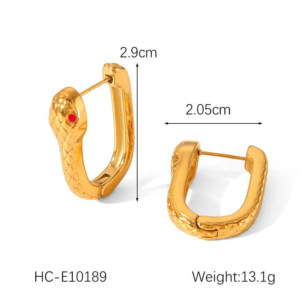 Трендовые европейские и американские серьги из нержавеющей стали с гальваническим покрытием из 18-каратного золота для женщин
Трендовые европейские и американские серьги из нержавеющей стали с гальваническим покрытием из 18-каратного золота для женщин