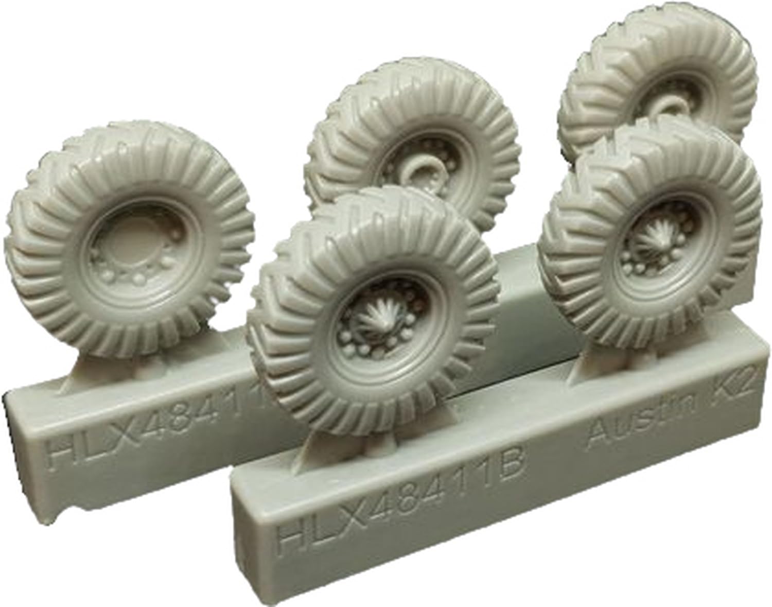 Howler British 2 Ton 4x2 Field Ambulance Resin Wheel Set Plastic Model Parts HAUHLX48411 1/48 (for Tamiya)
Howler British 2 Ton 4x2 Field Ambulance Resin Wheel Set Plastic Model Parts HAUHLX48411 1/48 (for Tamiya)