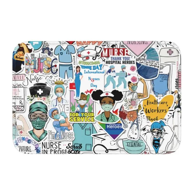 Cartoon Doctors Nurse Floor Door Bath Kitchen Mat Anti-Slip Indoor Nursing Medical Print Doormat Entrance Rug Carpet Footpad 40x60cm
Cartoon Doctors Nurse Floor Door Bath Kitchen Mat Anti-Slip Indoor Nursing Medical Print Doormat Entrance Rug Carpet Footpad 40x60cm