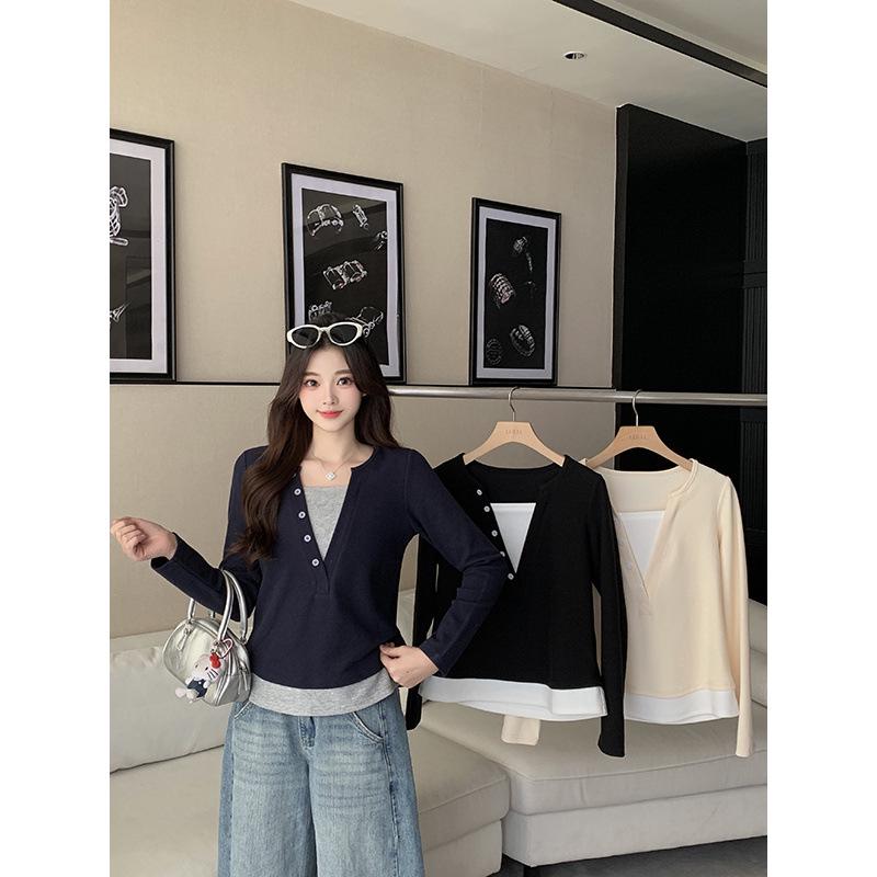 2026 Spring Plus Size Women s Color Block Patchwork Long Sleeve Top with American Design XL
2026 Spring Plus Size Women s Color Block Patchwork Long Sleeve Top with American Design XL