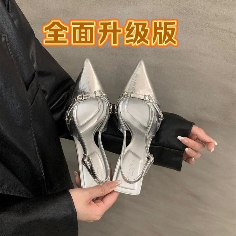 French bag head high-heeled sandals shallow mouth spring 2025 new models rear empty thin heel temperament pointed single shoes women s shoes 40
French bag head high-heeled sandals shallow mouth spring 2025 new models rear empty thin heel temperament pointed single shoes women s shoes 40